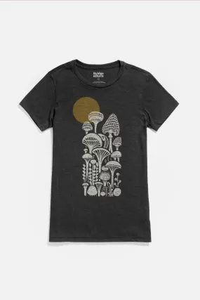 Women's Mycology Tee / Black