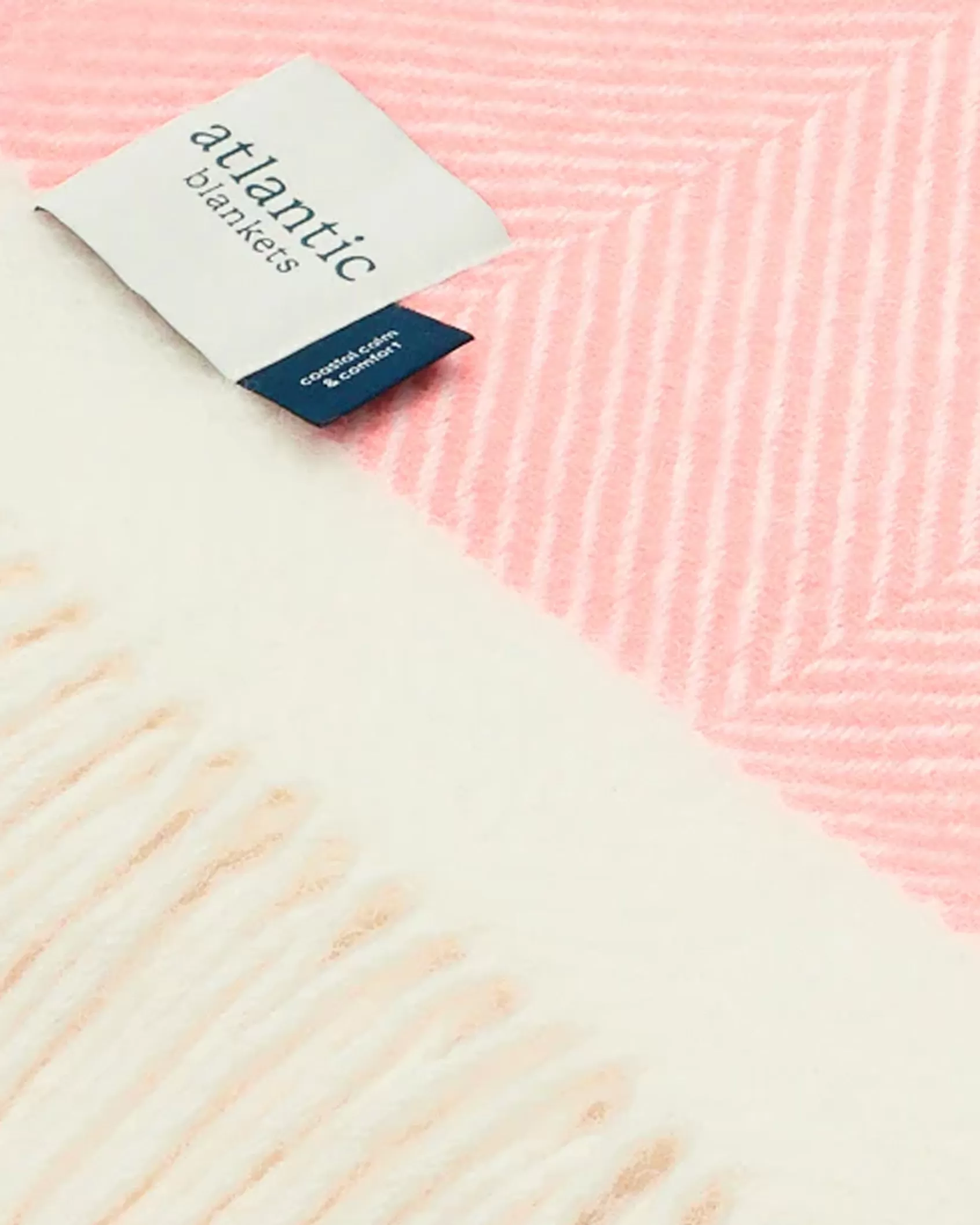 Wool Candy Floss Pink Blanket