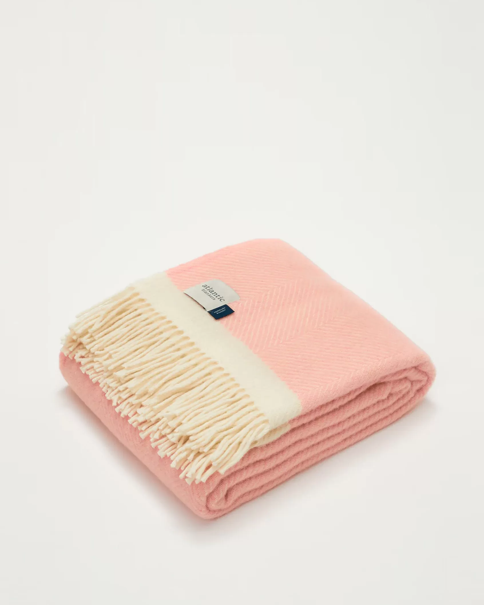 Wool Candy Floss Pink Blanket