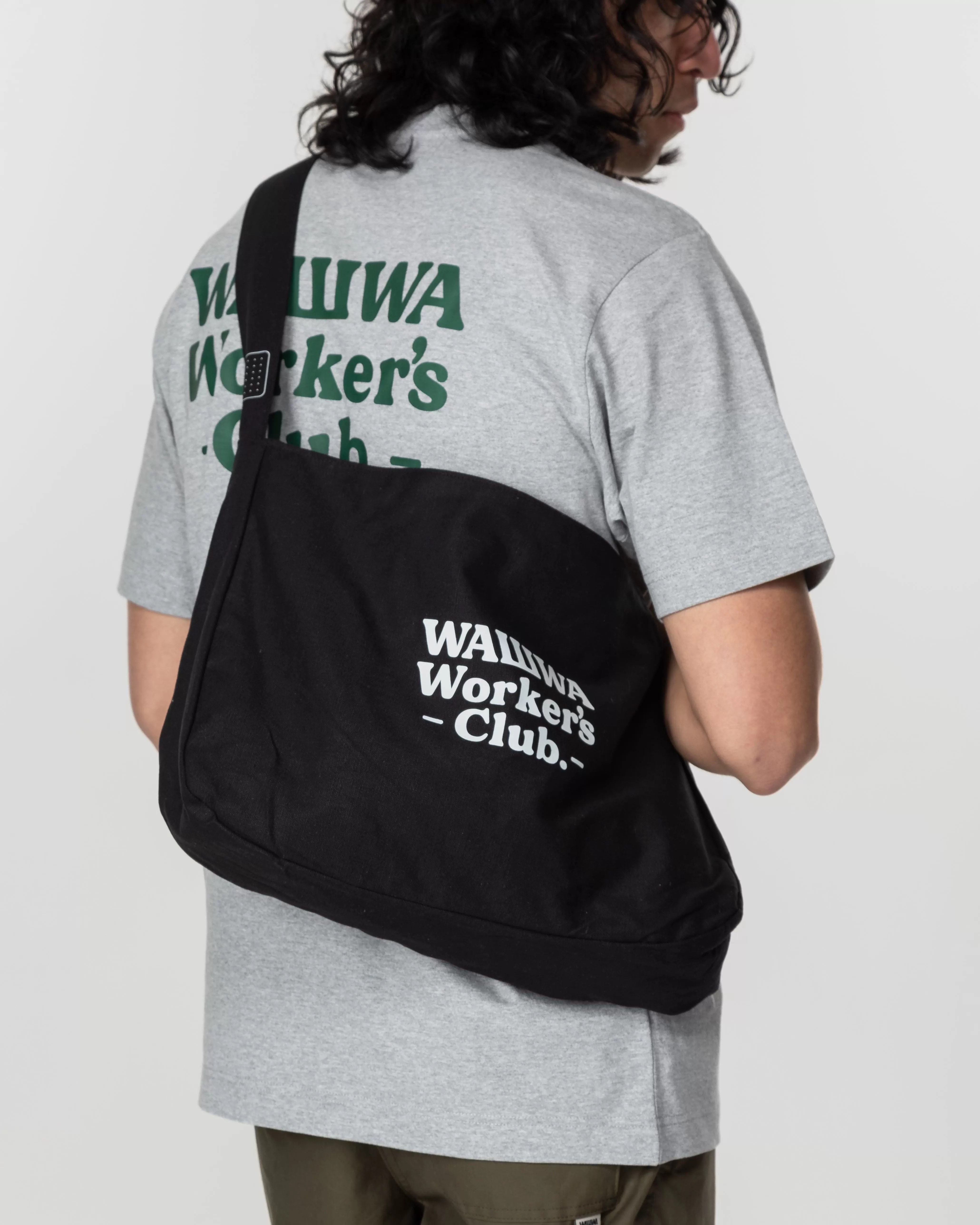 Worker's Cross Body Tote Bag